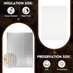 Insulated Foil Sandwich Wrap Sheets, 100 PCS