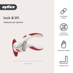 Zyliss Lock N' Lift Manual Can Opener - Red