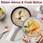 Dezin Electric Hot Pot and Steamer, 1.5L