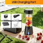 Portable Cordless Blender for Smoothies and Shakes