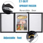 Antarctic Star Compact Upright Freezer with Reversible Door