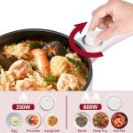 Dezin Electric Hot Pot and Steamer, 1.5L