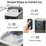 Portable Nugget Ice Maker for Home and RV
