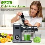 OLIXIS Slow Cold Press Juicer with Wide Feed Chute