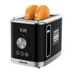 Gourmia 2 Slice Toaster with Bagel and Defrost Modes