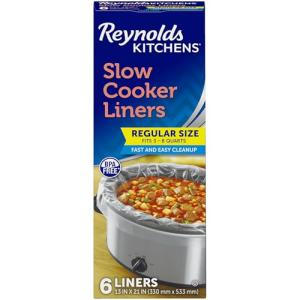 Reynolds Slow Cooker Liners, Fits 3-8 Quarts