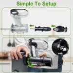 OLIXIS Slow Cold Press Juicer with Wide Feed Chute