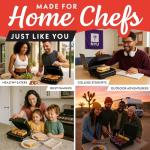 Gourmia Indoor Grill & Panini Maker for 4