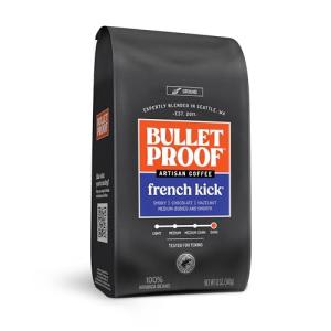 Bulletproof French Kick Dark Roast Coffee, 12 Ounces