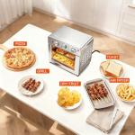 OLIXIS 5-in-1 Air Fryer Toaster Oven Combo