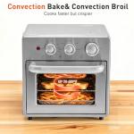 OLIXIS 5-in-1 Air Fryer Toaster Oven Combo