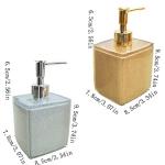 Square Refillable Hand Sanitizer/Soap Dispenser Pump