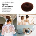 Large TwistyTieLB Hair Donut Bun Maker, 2PCS