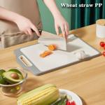 Double-Sided Stainless Steel Cutting Board with Handle