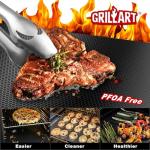 GRILLART Nonstick BBQ Grill Mats - Set of 2