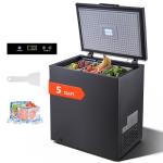5 Cu Ft Compact Chest Freezer for Garage
