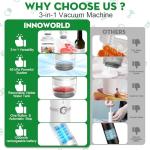 Innoworld 3-in-1 Compact Vacuum Sealer Machine