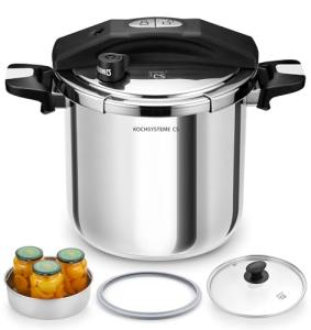 KOCH SYSTEME CS 8.5 Quart Stainless Steel Pressure Cooker