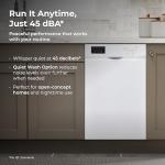 Kenmore 18" Compact Built-In Dishwasher - White