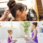 Large TwistyTieLB Hair Donut Bun Maker, 2PCS