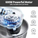 GEFT 6 QT Tilt-Head Stand Mixer, Black