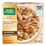Healthy Choice Creamy Chicken Mushroom Steamers Meal