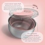 Stainless Steel Salad Spinner - 5 Qt Capacity