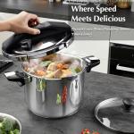 KOCH SYSTEME CS 8.5 Quart Stainless Steel Pressure Cooker