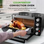 Nutrichef 2-in-1 Convection Oven, 30 Pints