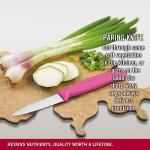 Victorinox Swiss Classic Pink Serrated Paring Knife