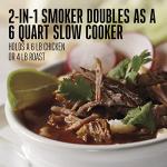 Weston 2-in-1 Electric Smoker & Slow Cooker