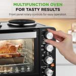 Nutrichef 2-in-1 Convection Oven, 30 Pints