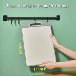 Double-Sided Stainless Steel Cutting Board with Handle