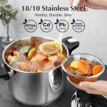 KOCH SYSTEME CS 8.5 Quart Stainless Steel Pressure Cooker