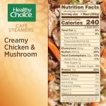 Healthy Choice Creamy Chicken Mushroom Steamers Meal
