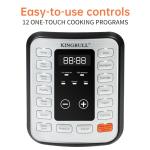 KINGBULL 12-in-1 Electric Pressure Cooker & Pot
