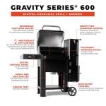 Gravity Series 600 WiFi Digital Grill and Smoker