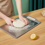 Double-Sided Stainless Steel Cutting Board with Handle