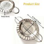 Stainless Steel Tortilla Crimper and Sealer Set