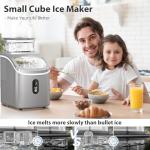 Portable Countertop Ice Maker with Self-Cleaning функции