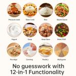 KINGBULL 12-in-1 Electric Pressure Cooker & Pot