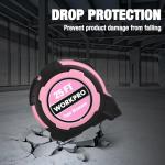 WORKPRO 25FT Pink Easy-Read Tape Measure