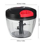 Cambom Manual Chopper for Veggies, Fruits, Nuts 650ml