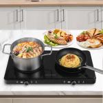 BISTROOM 1800W Double Induction Cooktop with Timer