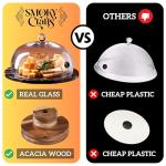 Glass Cloche Food Smoker by Smoky Crafts