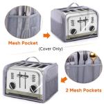 Toaster Cover for 4 Slice Wide Slot