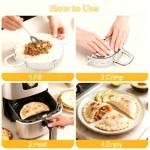 Stainless Steel Tortilla Crimper and Sealer Set