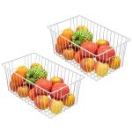 Upright Freezer Organizer Bins with Handles - 4 Pack
