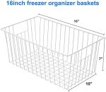 Upright Freezer Organizer Bins with Handles - 4 Pack