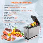 VEVOR Portable Car Refrigerator and Freezer 15L